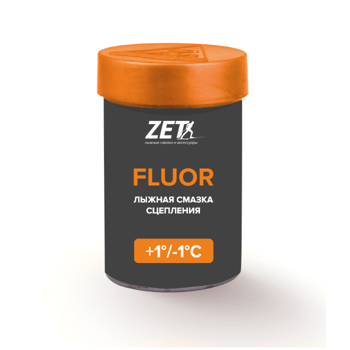 Мазь держания, твердая ZET Fluor Orange (+1°С -1°С) 30 г.