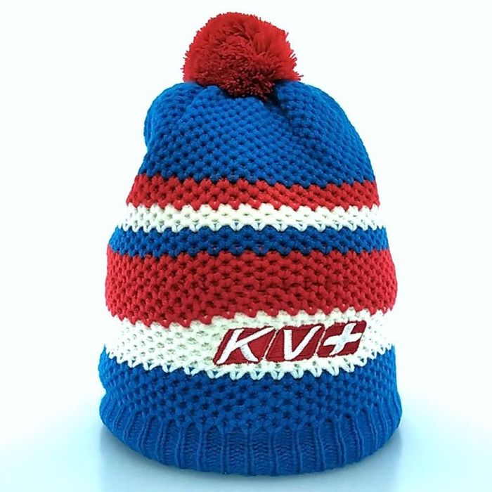 Шапка KV+ St.Moritz (белый/синий)