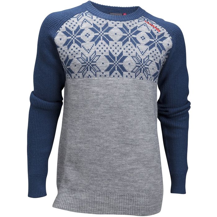 Свитер ULVANG Rav Kiby Roundneck Ms (синий/серый)