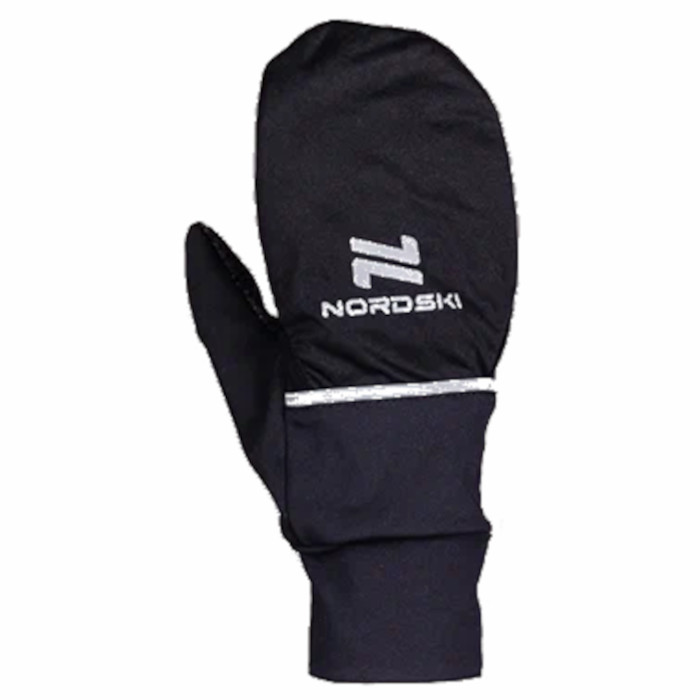 Перчатки-варежки NORDSKI Pro (черный/серый)