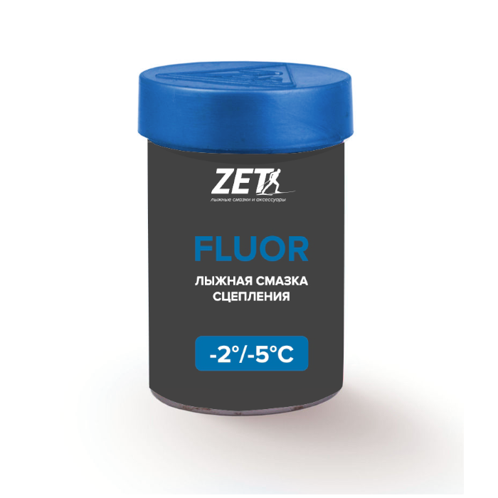 Мазь держания, твердая ZET Fluor Blue (-2°С -5°С) 30 г.