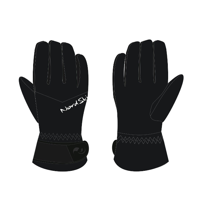 Перчатки лыжные Jr. NORDSKI Arctic (черный)