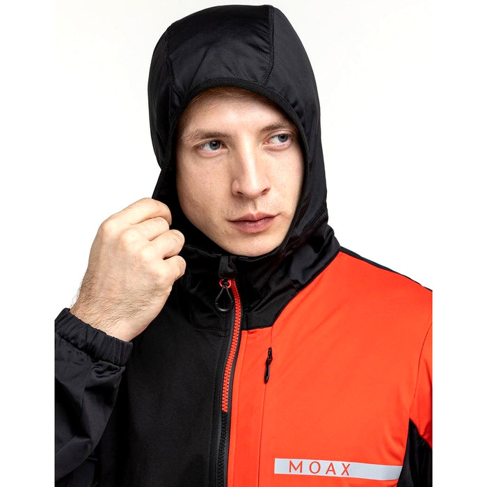 Куртка разминочная MOAX Dickson Wind (черный/оранжевый)