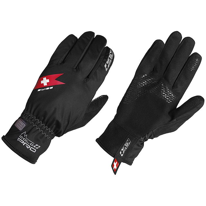 Перчатки лыжные KV+ Cold Pro (черный/серый)