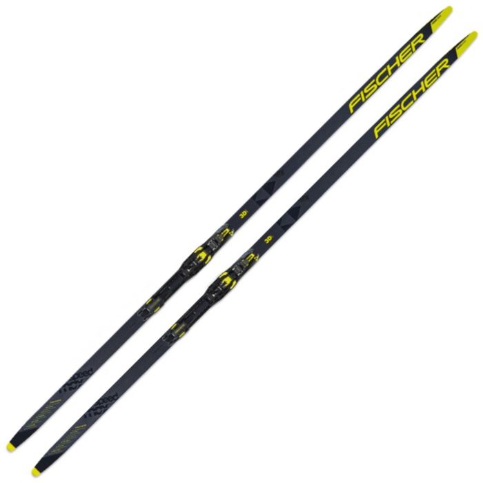 Лыжи беговые FISCHER Speedmax 3D CL Cold Soft IFP (черный/желтый)