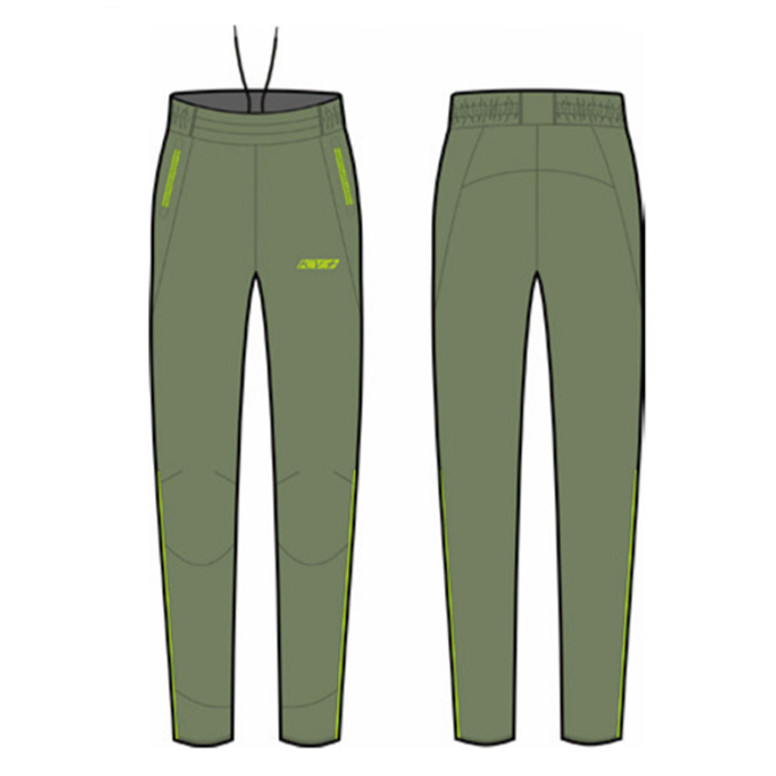 Брюки разминочные женские KV+ Karina (wind protection) (зеленый)