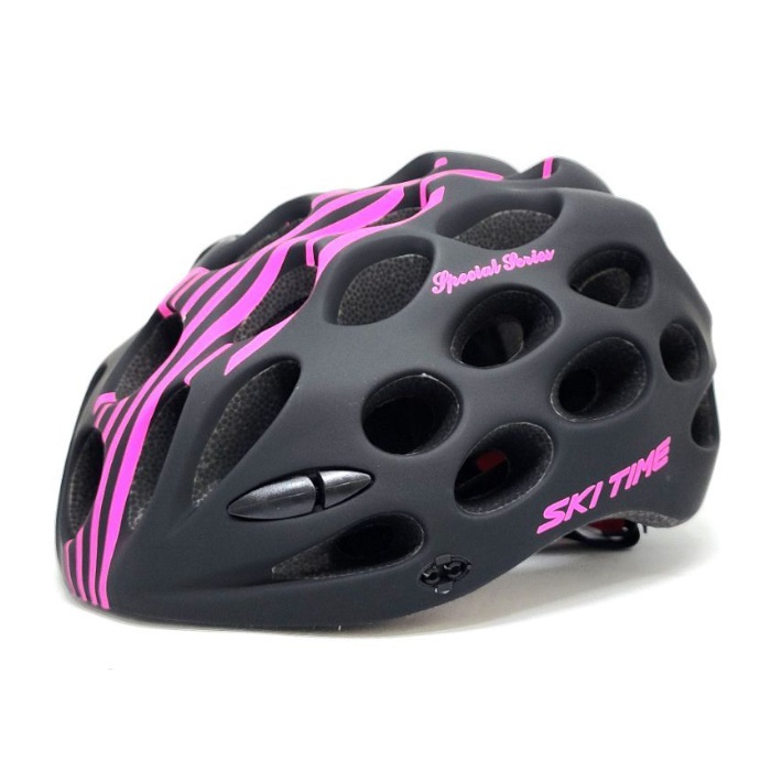 Шлем SKI TIME Special Series (черный/розовый)