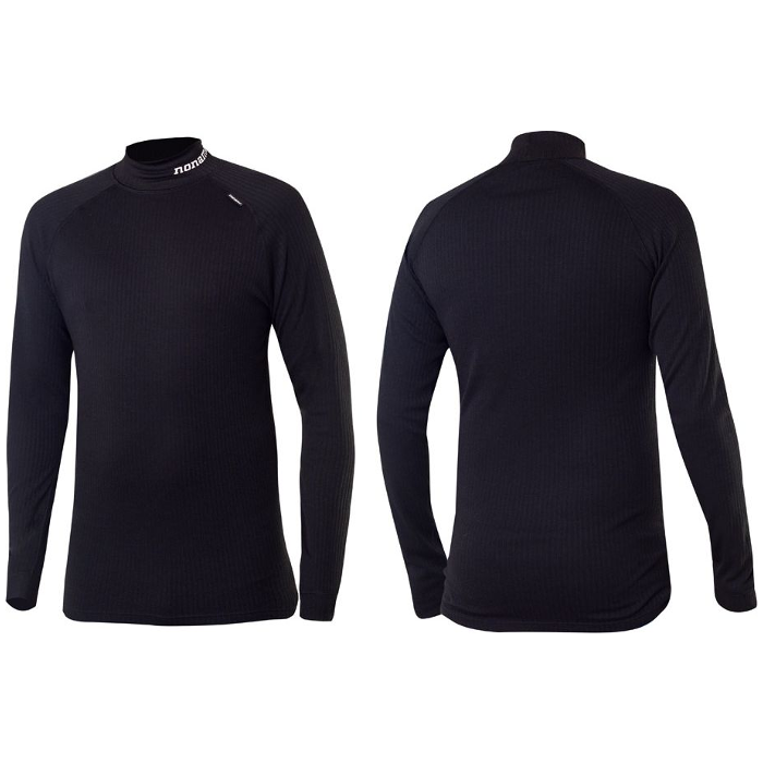 Термобелье мужское (верх) NONAME Baselayer Shirt (черный)