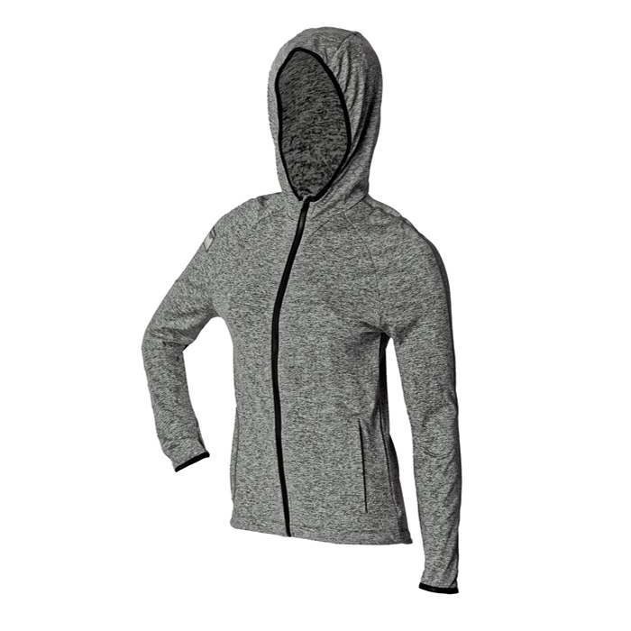 Свитер женский KV+ Jersey Foca woman with hood (серый)