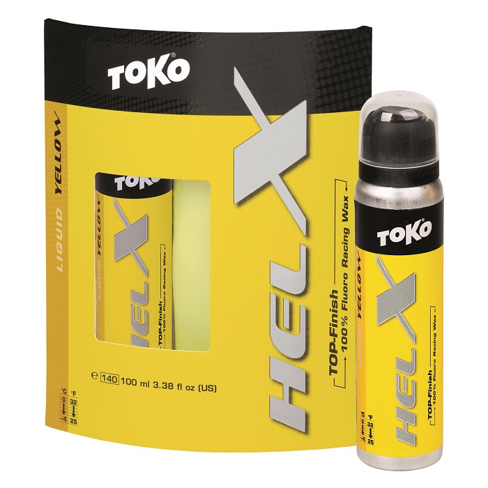 Ускоритель спрей TOKO HelX Yellow (0°С -4°С) 100 ml.