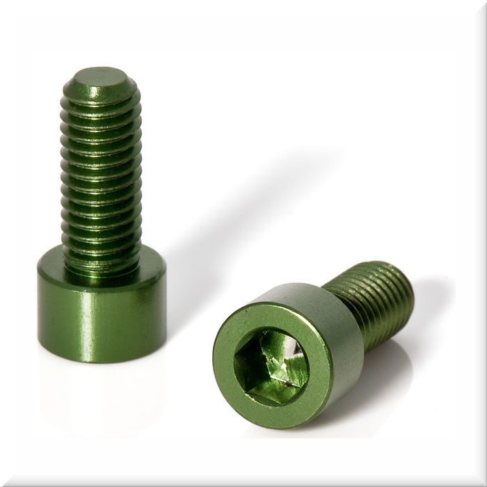 Фляги и держатели XLC Screws for water bottle holders 2piece Set, green BC-X02