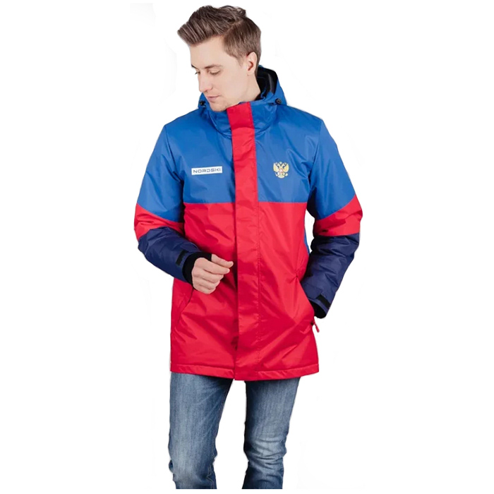 Куртка утепленная NORDSKI Casual (красный/синий)