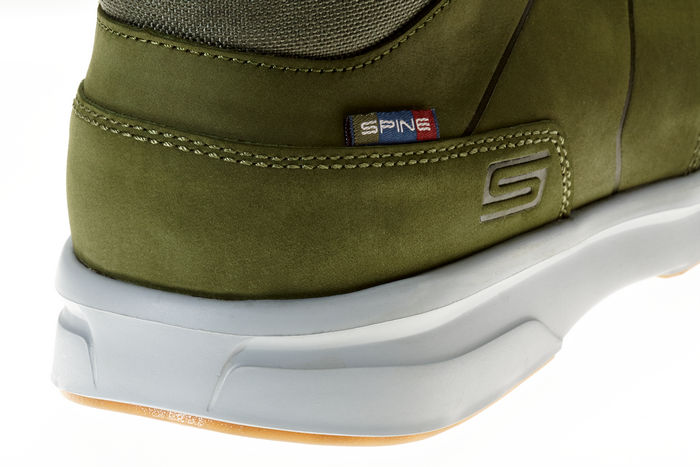 Ботинки SPINE Hygge (зеленый/серый)