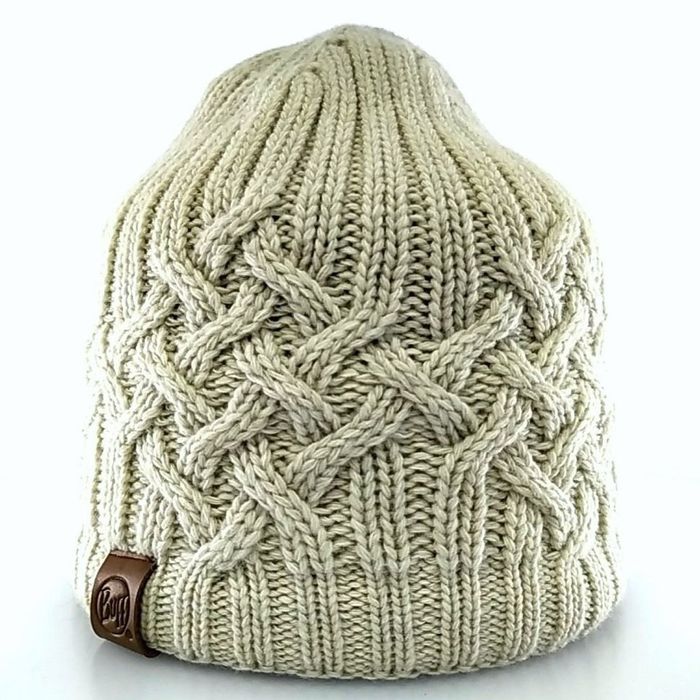 Шапка BUFF Knitted & Polar Hat Helle (белый)