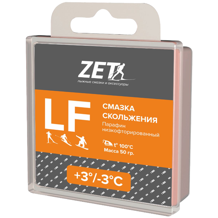 Парафин низкофтористый ZET LF Orange (+3°С -3°С) 50 г.