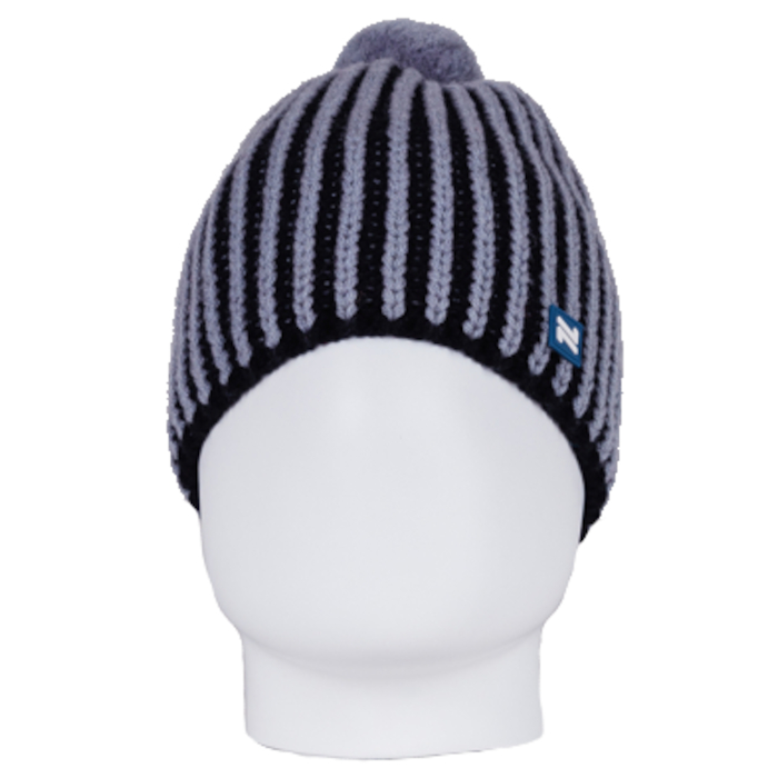Шапка вязаная NORDSKI Wool (черный/серый)