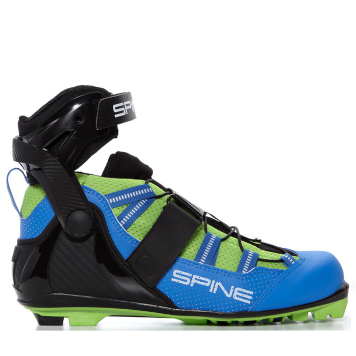 Лыжероллерные ботинки SPINE NNN Concept Skiroll Skate Pro (18/1-21) (черный/зеленый)