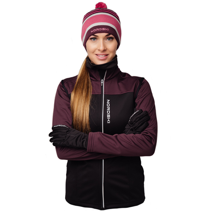 Куртка разминочная женская NORDSKI Active (фиолетовый)