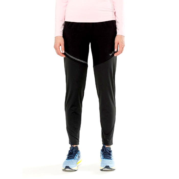 Брюки разминочные женские MOAX Adapt Run (черный)