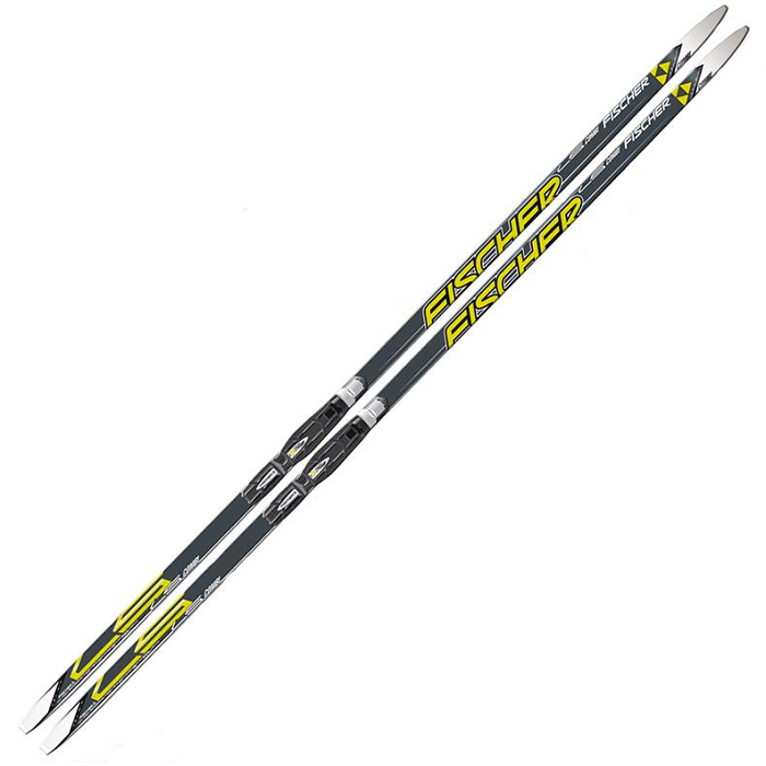 Лыжи беговые FISCHER LS Classic (черный/желтый)