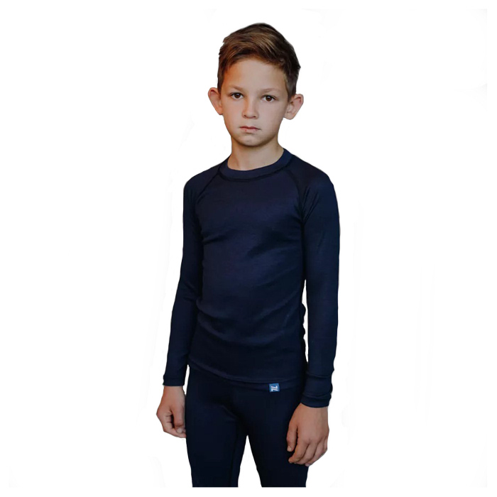 Комплект термобелья Jr. NORDSKI Warm (синий/черный)