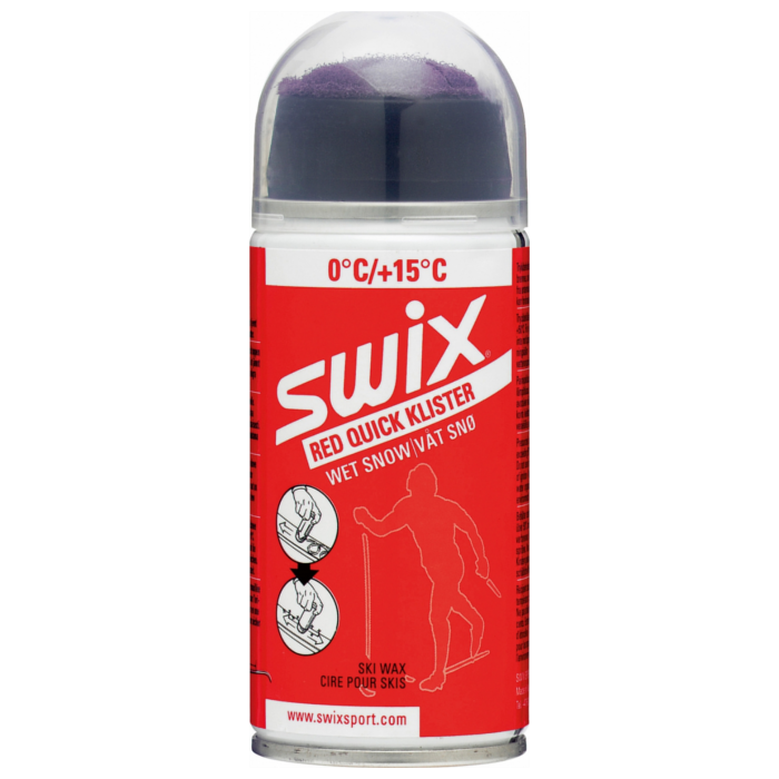 Мазь держания, жидкая SWIX K70 Red Quick klister (0°С +15°С) 155 ml.