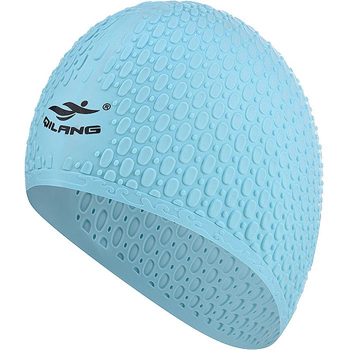 Шапочка для плавания JIEJIA силиконовая Bubble Cap (мятный)