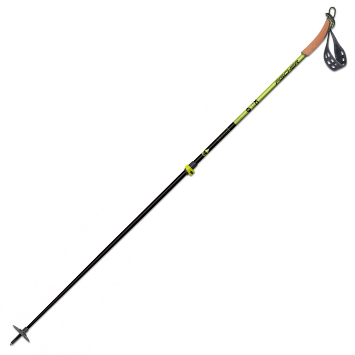 Лыжные палки FISCHER (Z45018) BCX Variolite (Алюминий) (черный/желтый)