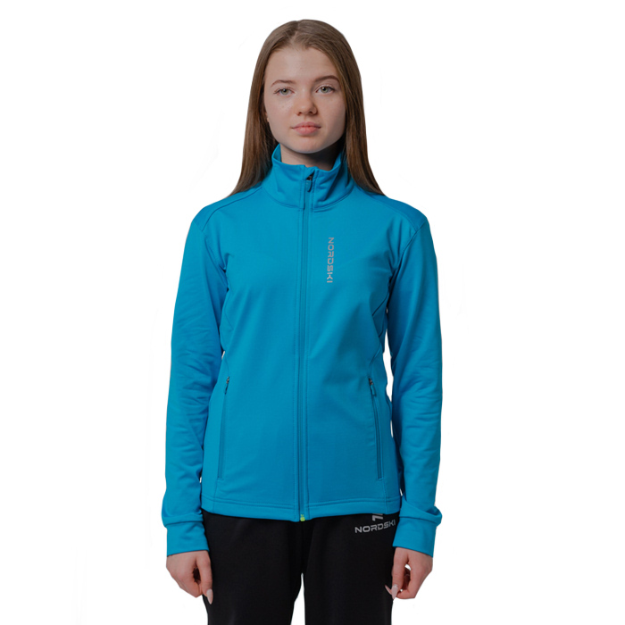 Куртка разминочная Jr. NORDSKI Layer (голубой)