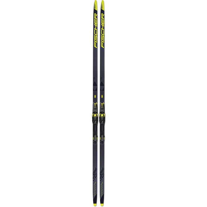 Лыжи беговые FISCHER Speedmax 3D Twin Skin Med IFP (черный/желтый)