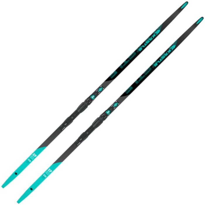 Лыжи беговые KASTLE XP20 Classic Skin (Medium) (черный/бирюзовый)