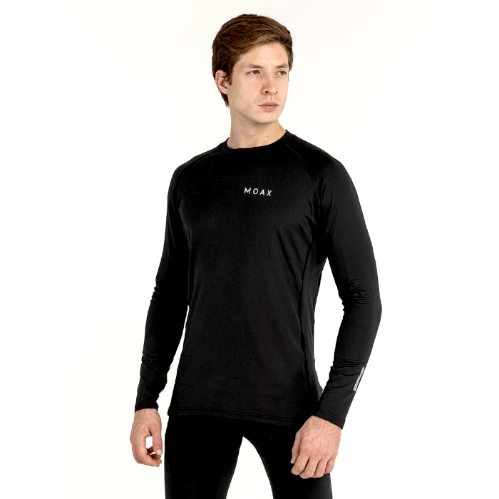 Термобелье мужское (верх) MOAX Comfort Warm LS (черный)