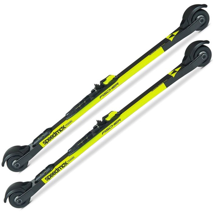 Лыжероллеры FISCHER Классические Speedmax Classic Stiff (80-100 кг) (черный/желтый)