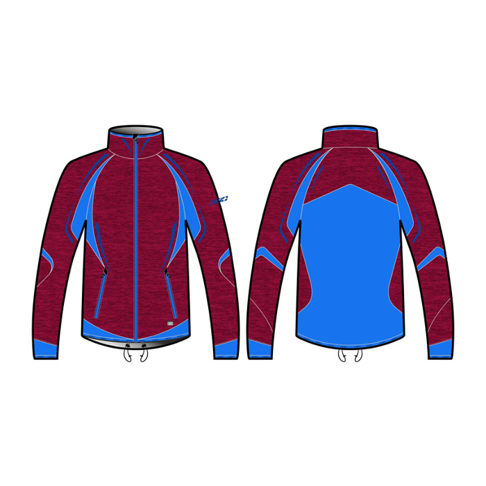Куртка разминочная KV+ Cross Jacket Unisex (красный/синий)