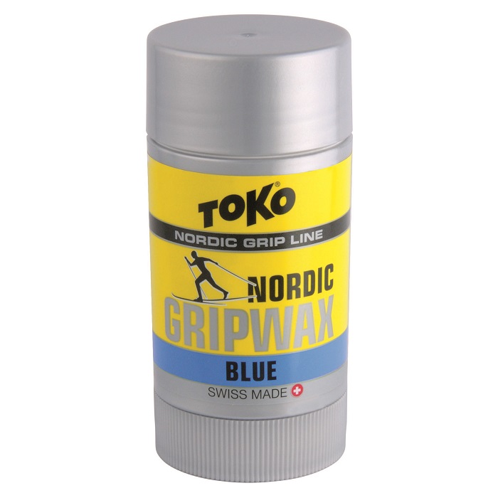 Мазь держания, твердая TOKO Nordic Grip Wax Blue (-7°С -30°С) 25 г.