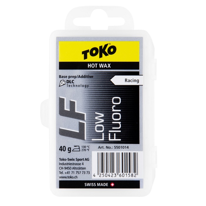 Парафин низкофтористый TOKO LF Tribloc Black (с молибденом, базовый)  40 г.