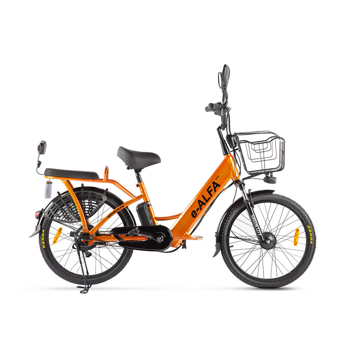 Электровелосипед GREEN CITY e-ALFA new 350 Wh (золотистый) (2020)