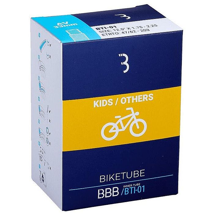 Велокамера BBB BikeTube 24" 1,5/2,00 AV 40 мм