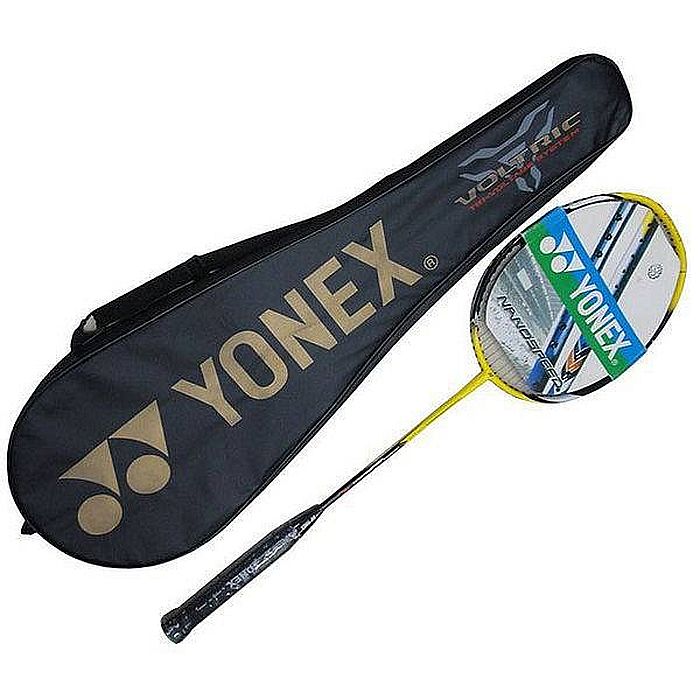 Ракетка для бадминтона SPORTEX в чехле (желтый/черный)