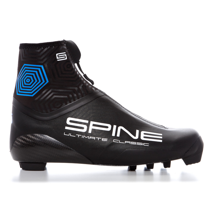 Лыжные ботинки SPINE NNN Ultimate Classic (293) (черный/синий)