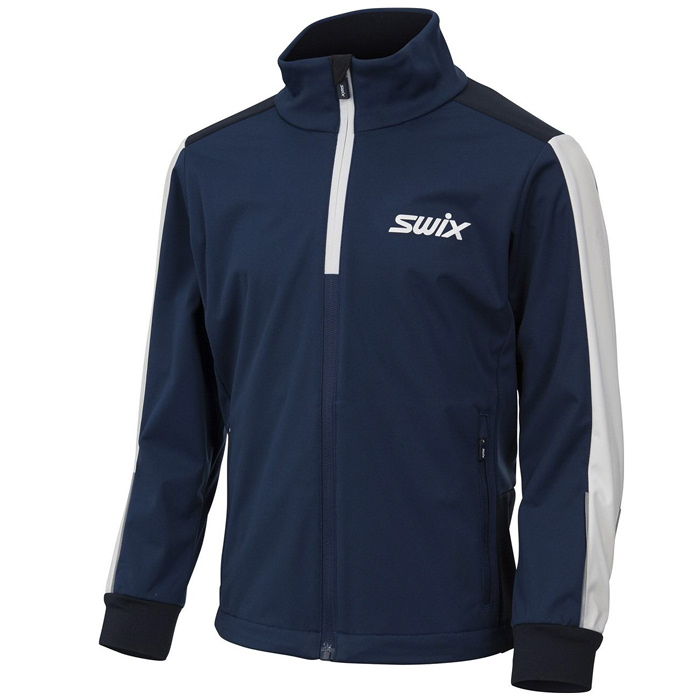 Куртка разминочная Jr. SWIX Cross (синий)