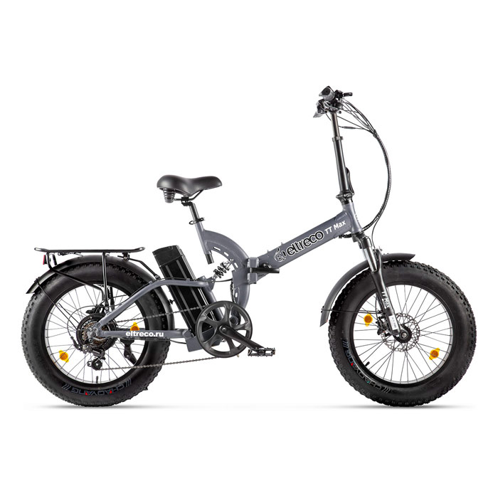 Электровелосипед ELTRECO TT Max 500 Wh (серый матовый) (2020)