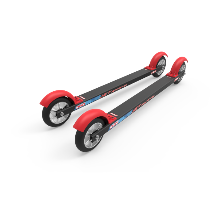 Лыжероллеры KV+ Коньковые JET Rollski Skate 60 cм. (черный)