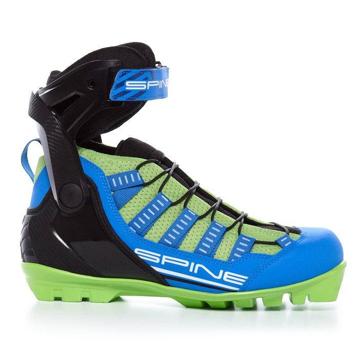 Лыжероллерные ботинки SPINE SNS Skiroll Skate (6) (черный/синий/зеленый)