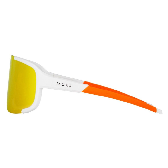 Очки спортивные MOAX Viru (белый/оранжевый)