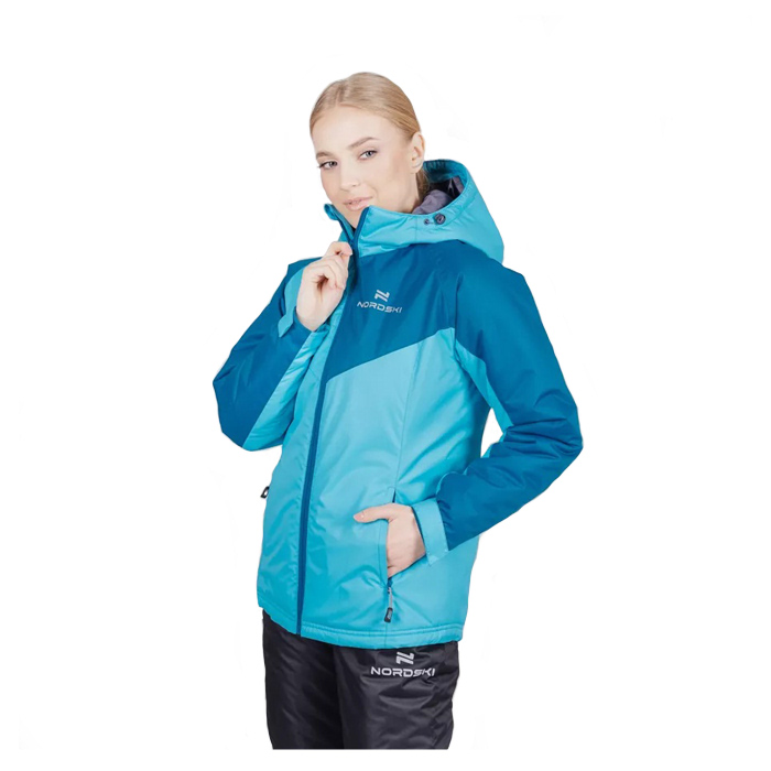 Куртка утепленная женская NORDSKI Premium-Sport (голубой/синий)