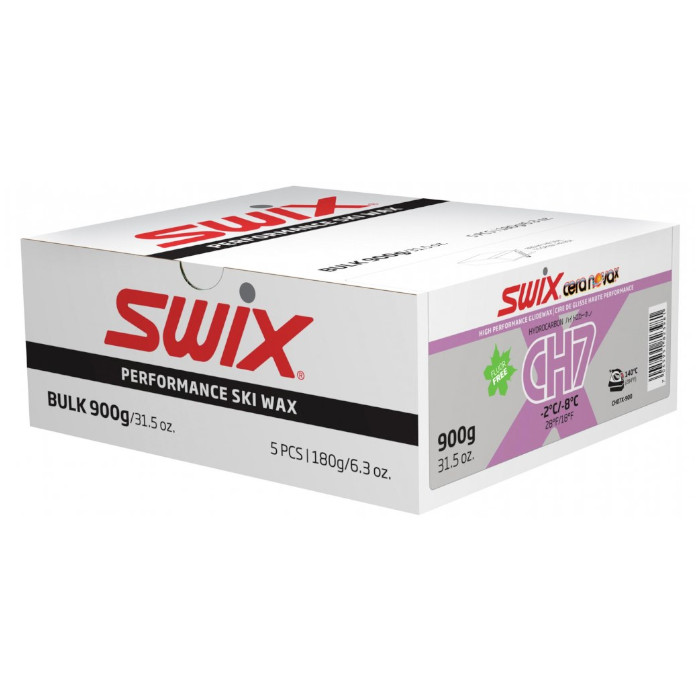 Парафин углеводородный SWIX CH7X Violet (-2°С -8°С) 900 г. (5х180 г.)