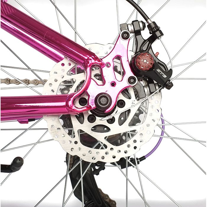Велосипед NOVATRACK Katrina 24&quot;, Al, Disc Brakes, 21-Speed (розовый) (2020)