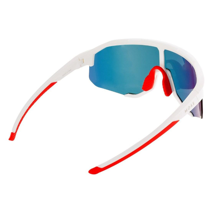 Очки спортивные MOAX Taper (белый/красный)