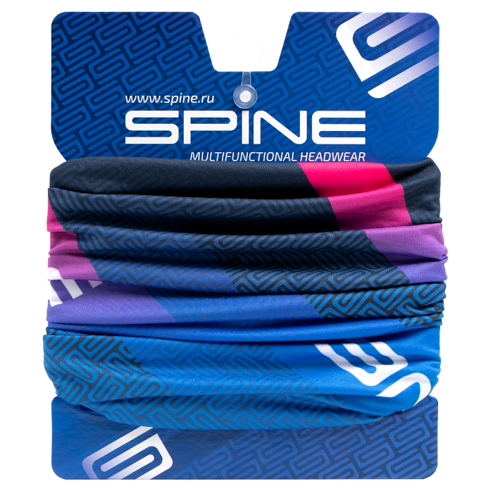 Бандана SPINE Premium (синий/розовый)